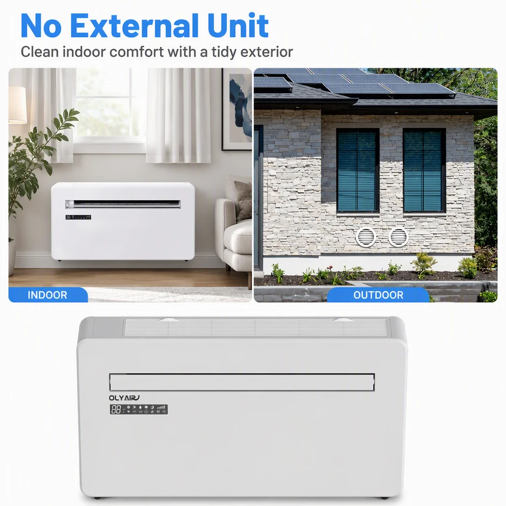 Monoblock Air Conditioner, 110V/220V, USA, R32 - detail 2