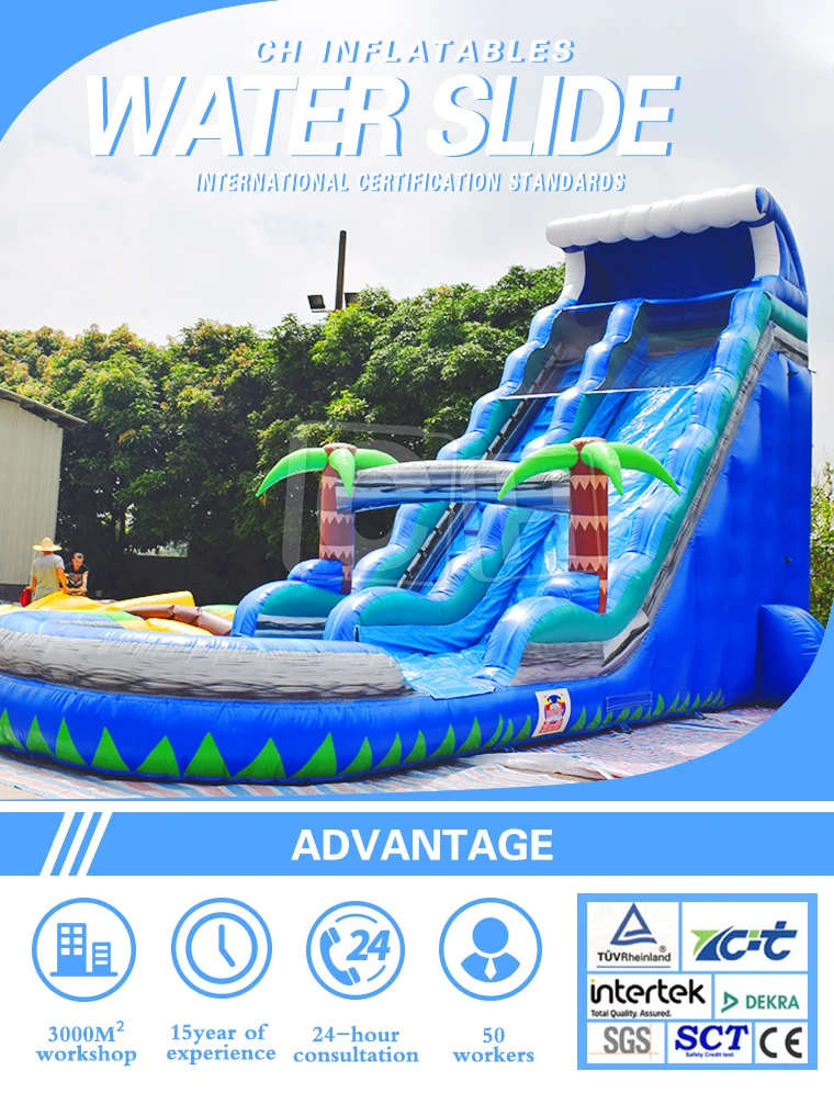 Custom Commercial PVC Inflatable Combo Outdoor Water Slide Pool Obstacle Course Inflatable Castle-for Fun and Games! manufacture