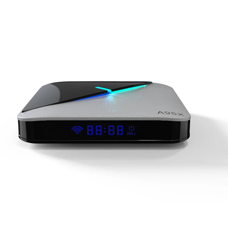 Quad Core Cortex A55 S905X3 4GB RAM 64GB ROM Smart A95X F3 Air Android TV Box Factory