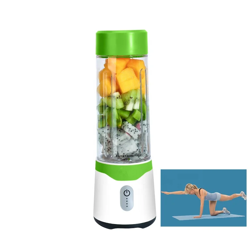 Special Price Mini Rechargeable Portable Usb Fruit Smoothie Blender 500ml+350ml Slow Orange Juicer Juice Maker Bottle