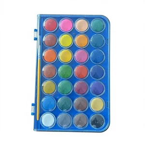 Wholesale 28-Color Solid Watercolor Cake Set for Students