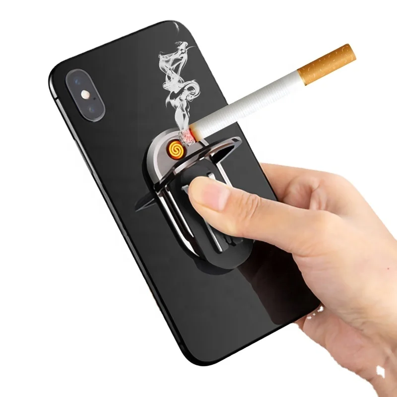 Lovisle Tech USB Rechargeable Electronic Smart Phone Desk Lighter