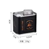 Lata de granos de café negro Kafes 150g