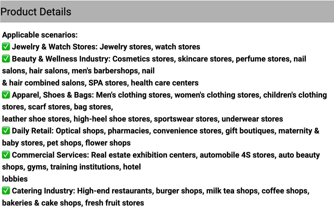 Specifications