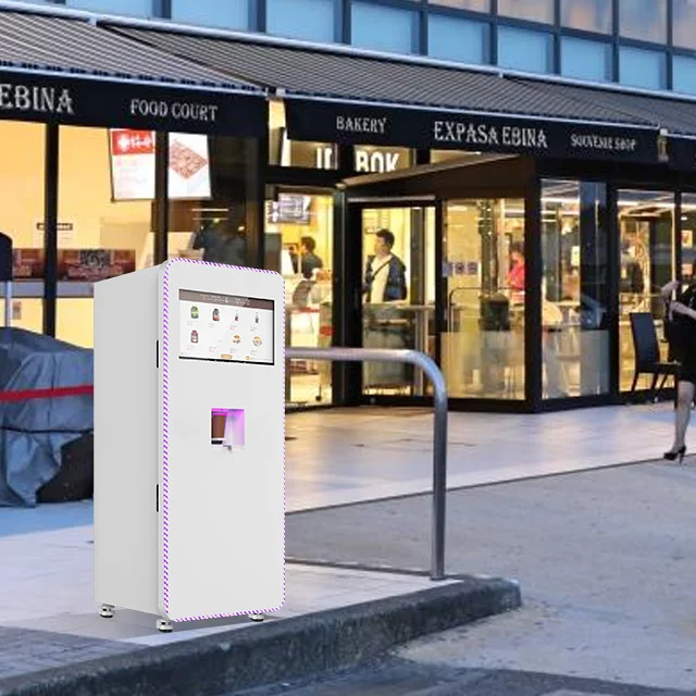 Automat do kawy GS z automatem do napojów energetycznych SDK i koktajlami proteinowymi do użytku w siłowni