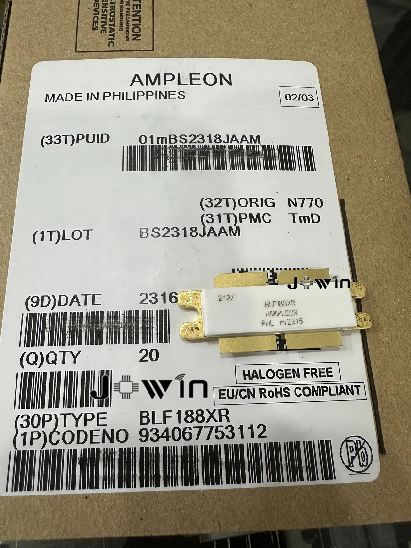 BLF188XR New Original Power LDMOS transistor 1400W HF to 600 MHZ band BLF188 BLF188XRU BLF 188XR