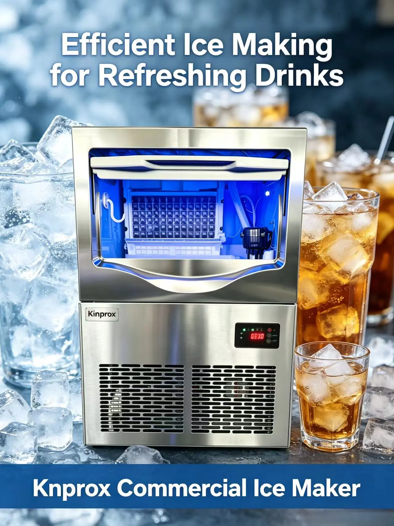 Ice Machines, 30-40kg, Stainless, Steel - detail 2