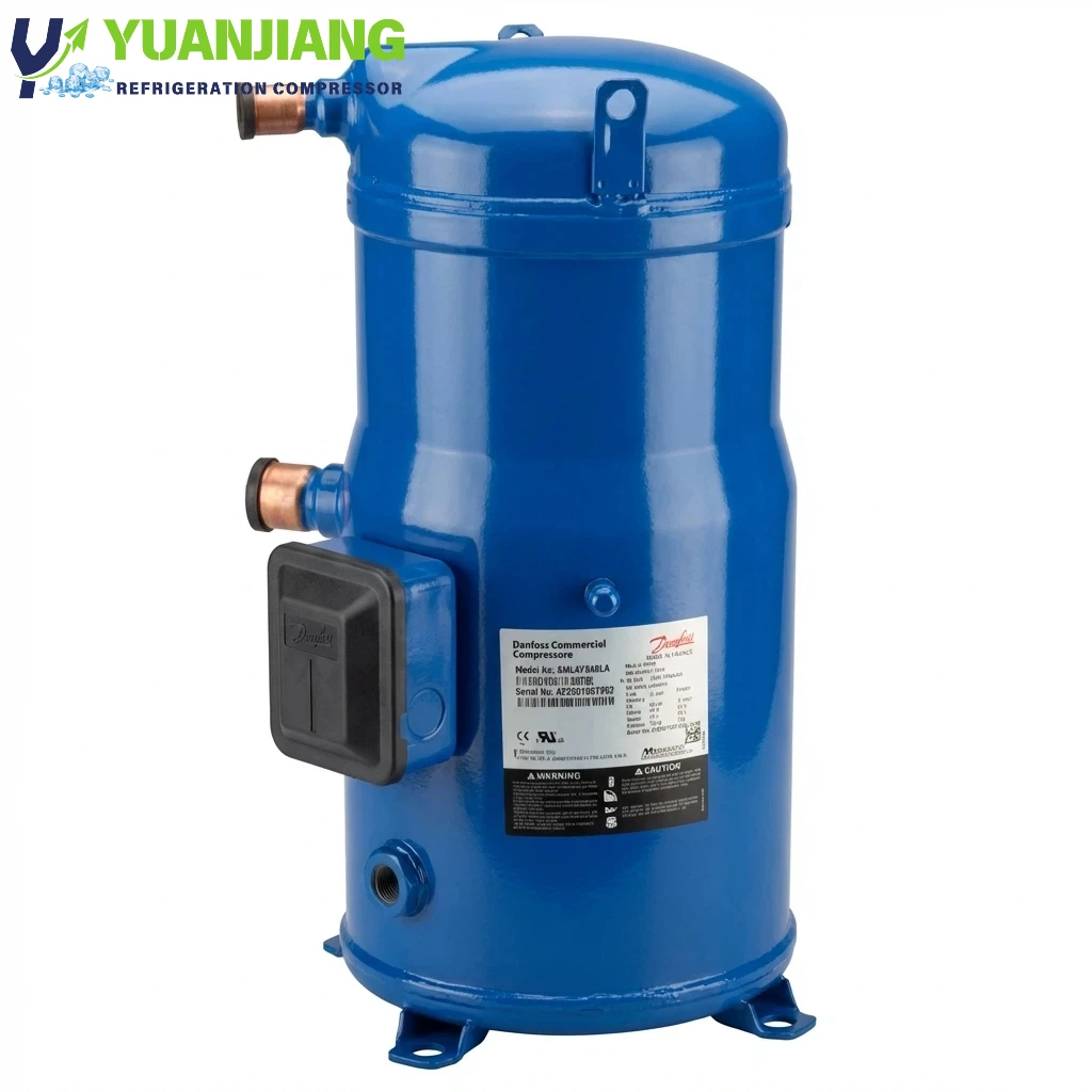 15HP SZ185 Scroll Refrigeration Compressor R407C for Heat Exchange