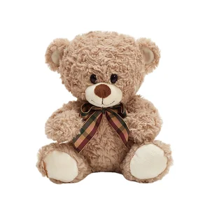 Wholesale Custom Four-Color Teddy Bear with Bow Tie Soft Plush Animals PP Cotton Filled Bear
