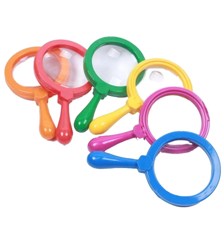 4pcs Plastic Mini Magnifying Glass Children's Toys C6r7 H for sale online