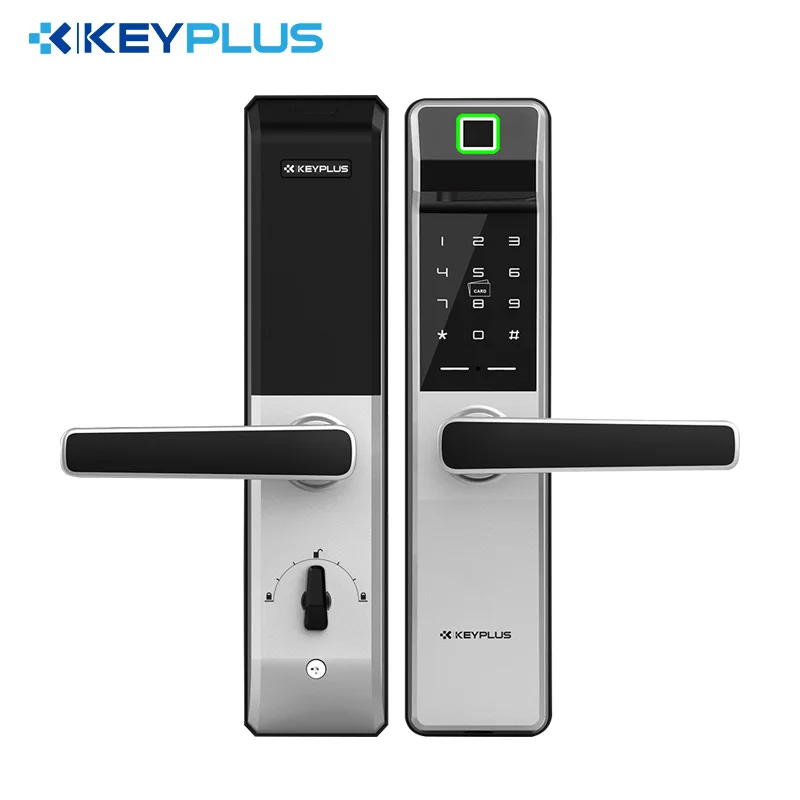 Zinc Alloy Key Biometric Fingerprint Digital Password Smart Locks