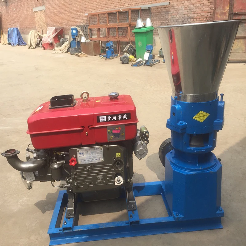 Stainless Steel Feed Inlet Machine for Animal Feeds Heavy Duty Pellet Machine for Pig Animal Feed Pellet Machine Cattle