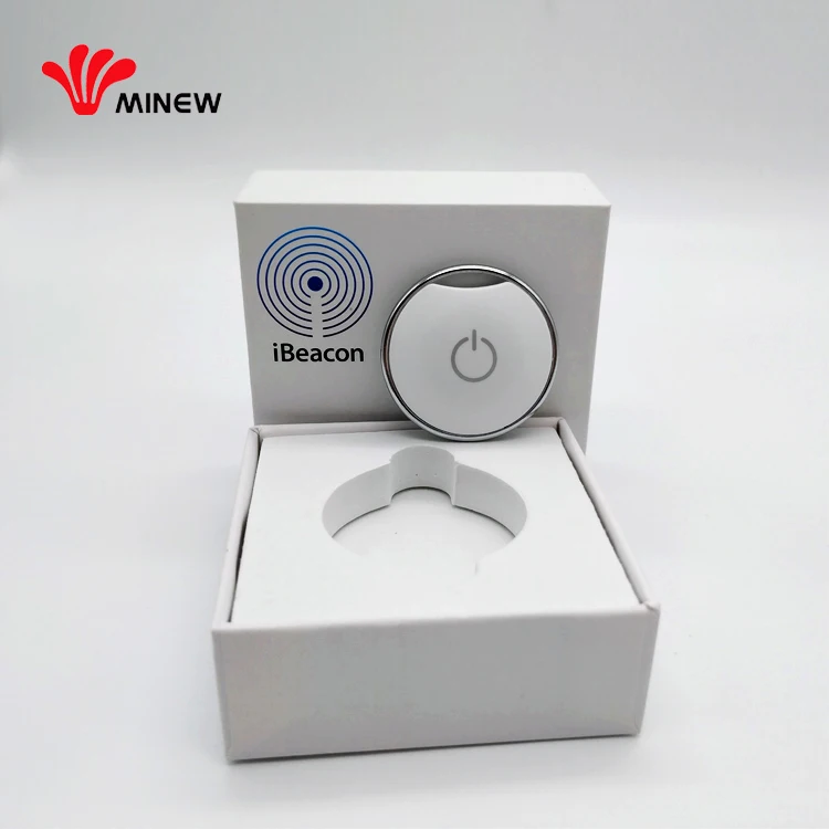 Minew D15N Bluetooth Low Energy BLE iBeacon EddyStone bluet ooth Wearable KeyChain Tag Beacon with nRF52 Chip