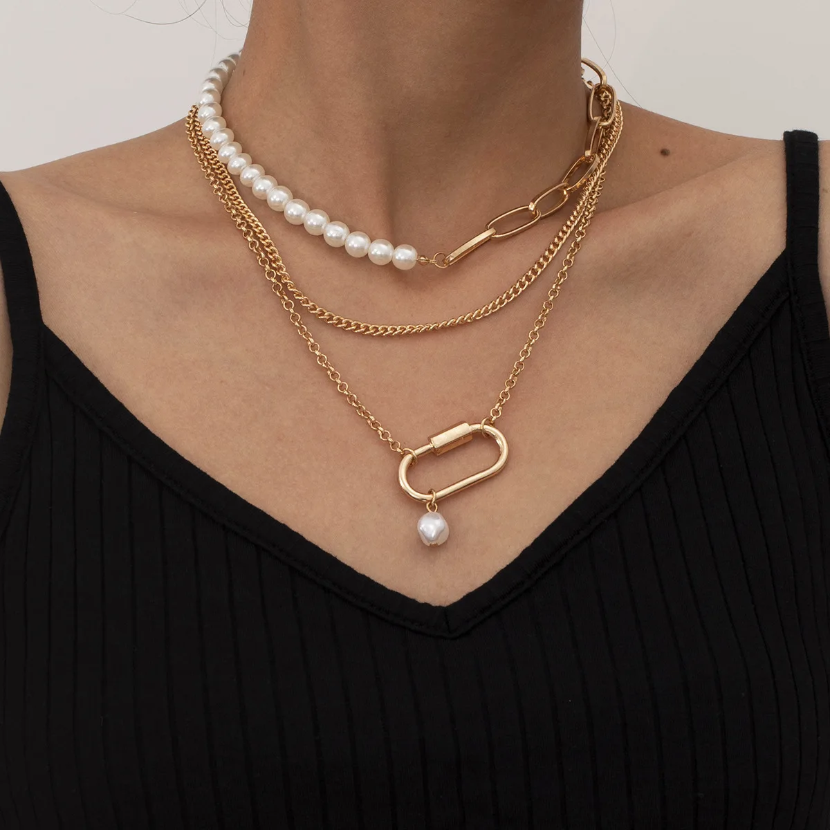 Vintage Trendy Fashion Gold Plated 