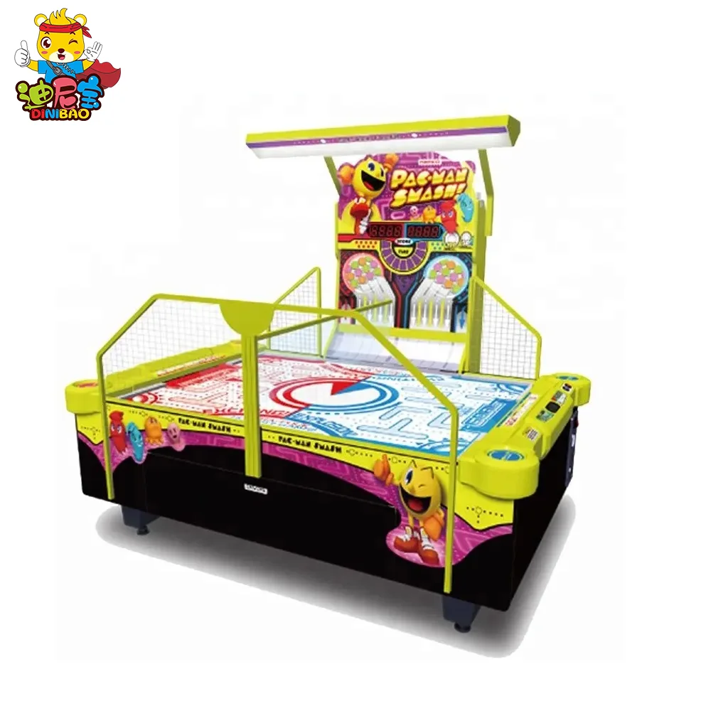 디니바오 팩맨 스매시 코인 오퍼레이티드 에어 하키 테이블 티켓 교환 게임기 판매