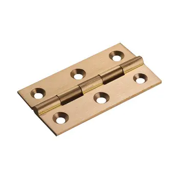 64 X 35 X 2 mm Brass Cabinet Furniture Drawer Door Hinge Wooden Cabinet Door Hinges With Multiple Colors