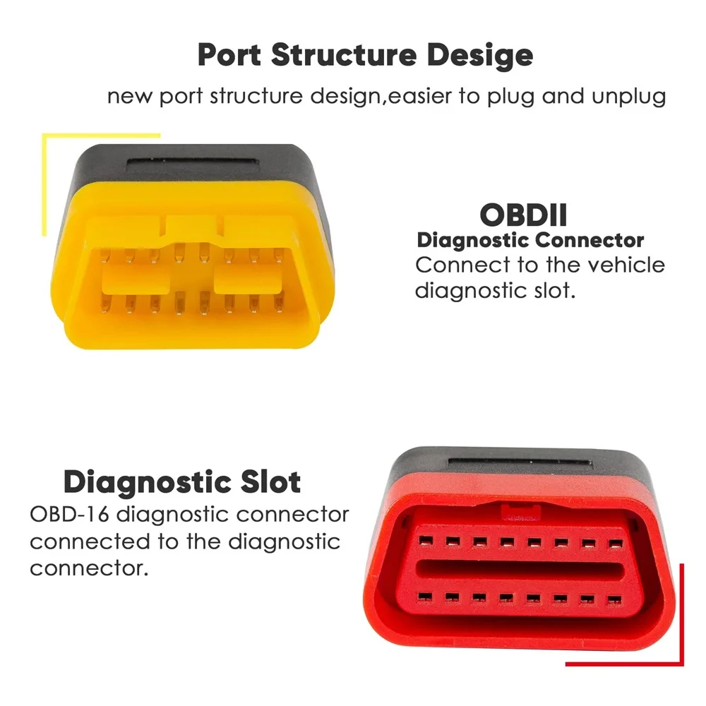 New 36CM OBD2 Extension Cable for Launch X431 for Car Application