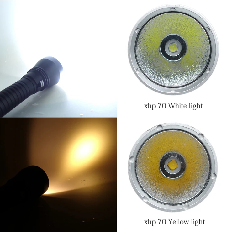Xhp70 Diving Flashlight Flashlight Underwater Torch