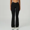 Black flare pants