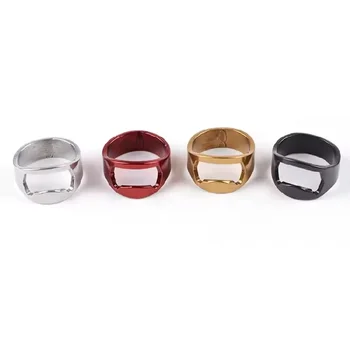 Sell Well Bottle Opener Ring Stainless Steel Finger Ring Beer Openers Gadgets Cool Bar Kitchen Accessories
