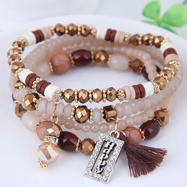 Tassel Synthetic Crystal Beading Accessories, Retro Clothes Hanging Beads,  Jewelry Accessories - Temu