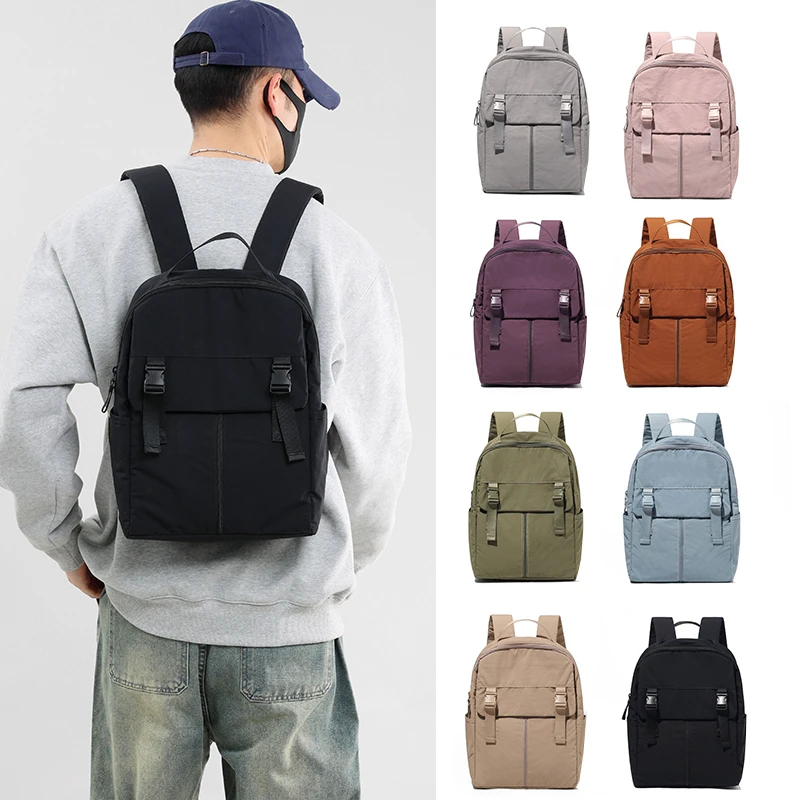 Outdoor Travel Sports School Backpacks Minimalist Solid  display picture 2