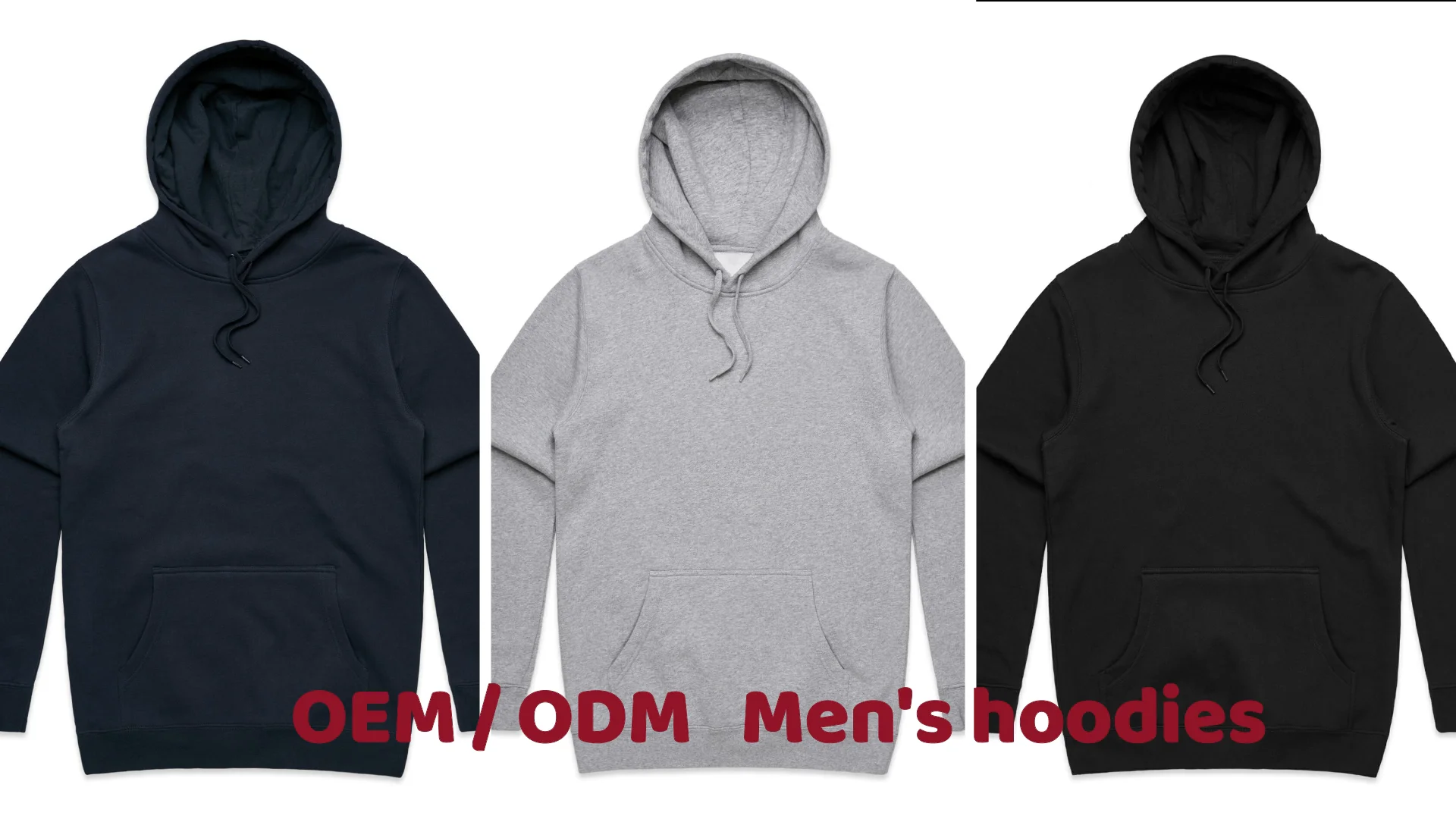 Bsci Multiple Size Options Custom Plain Hooded Men's Hoodie Antishrink