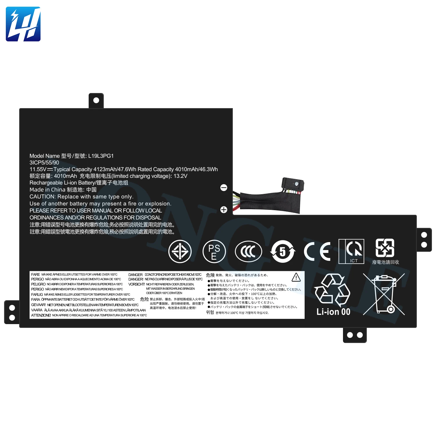 Lenovo 100e 300e Chromebook 2nd Gen Battery - Original L19L3PG1
