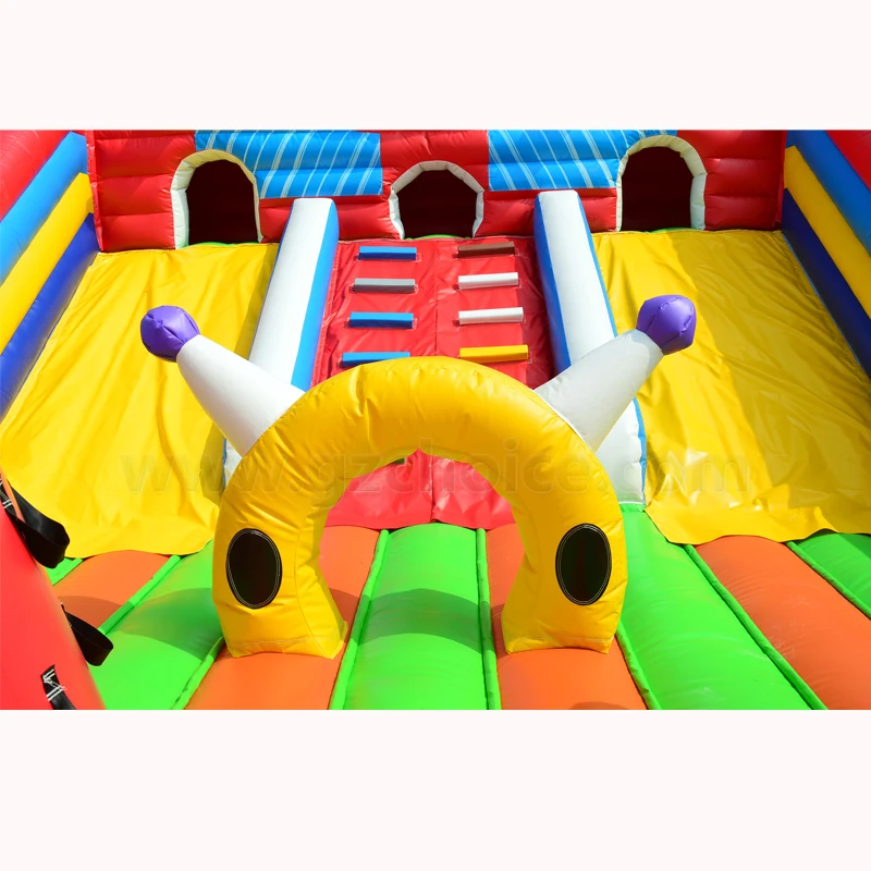 Moonwalk Inflatable Cartoon Wholesale Commercial Grade Outdoor Moonwalk Kids Bouncy Combo Cartoon ...