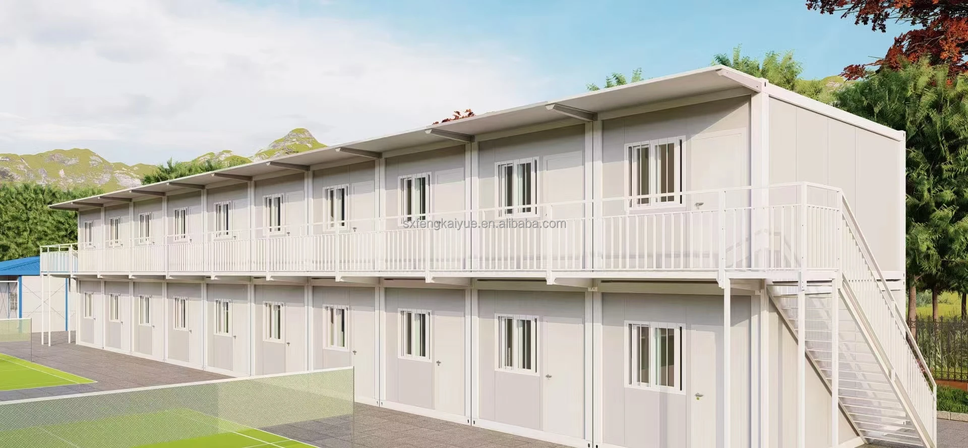Easy Install 20ft Pre Fab Container House Portable Office Container Shelter Prefab Mobile House Used for Garages Houses