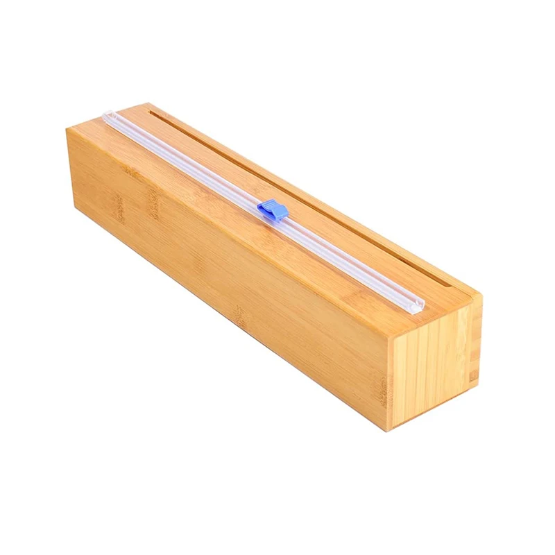 Bamboo Foil Dispenser With Cutter For Drawer,3 In 1,2 In 1 Drawer