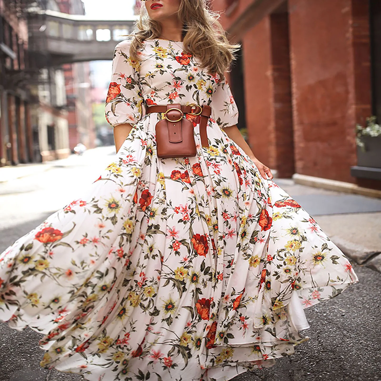 2023 Fashion Women Girl Summer Flower Vintage Boho Long Maxi Dress Evening  Cocktail Casual Party Holiday Beach Dresses - Buy Beach Dresses,Bohemian  Dresses,Vacation Dresses For Women Product on Alibaba.com