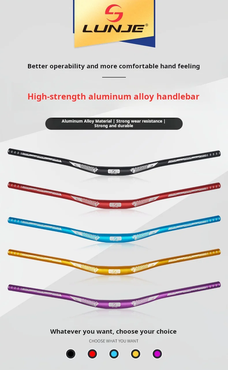 Aluminum Bike Handlebars For Sale 31.8mm Riser Handlebar Road Bike ...