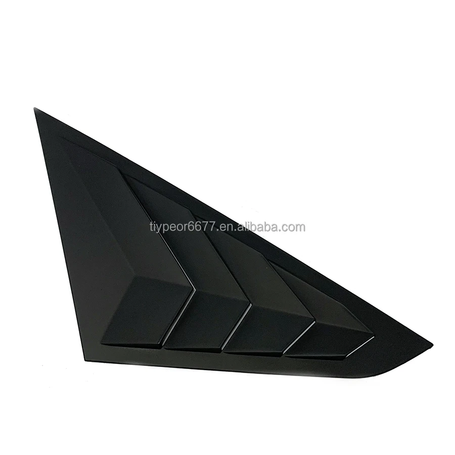 product tiypeor for toyota vios 2020   2023 rear window louvers   spoiler panel side louver vent trim accessory-4