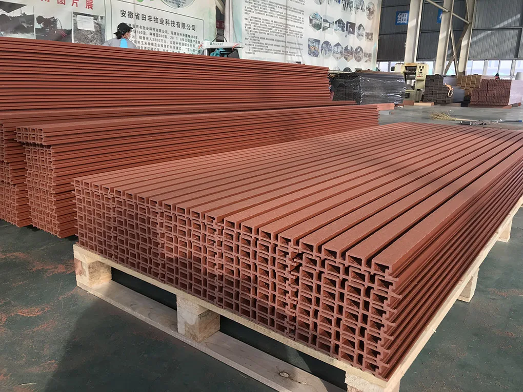 External Wpc Wall Cladding Great Outdoor Plastic Composite Garden Cladding Exterior Waterproof Fluted Wpc Wall Panel