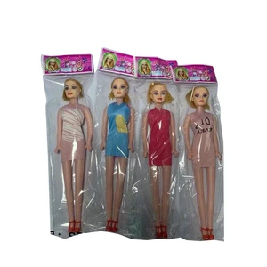 EPT PVC Real Eyes Fashion Doll Set Cute Mini Soft Toy Long Hair Mermaid Dressed Princess for Girl