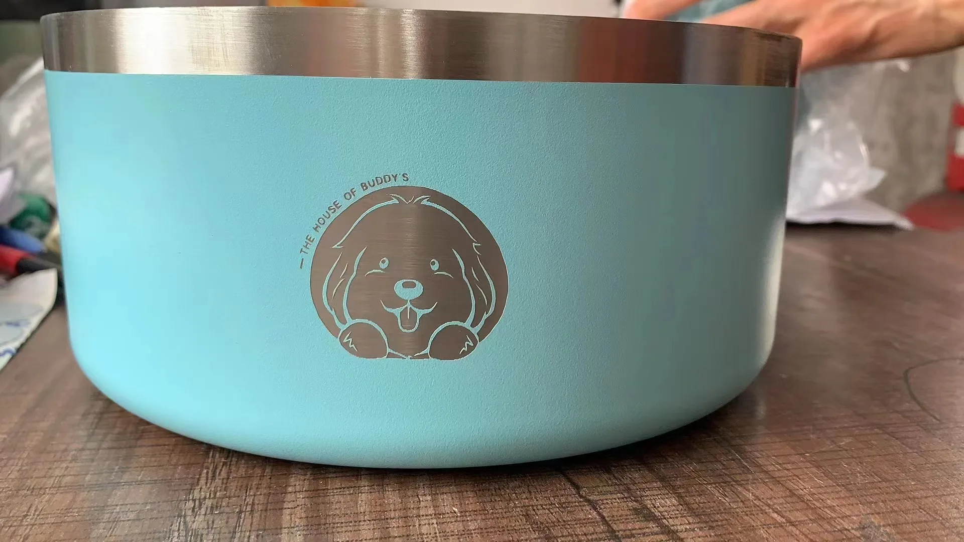 Shurui Manufacturer Personalised Custom Logo Color Powder Coated Dog