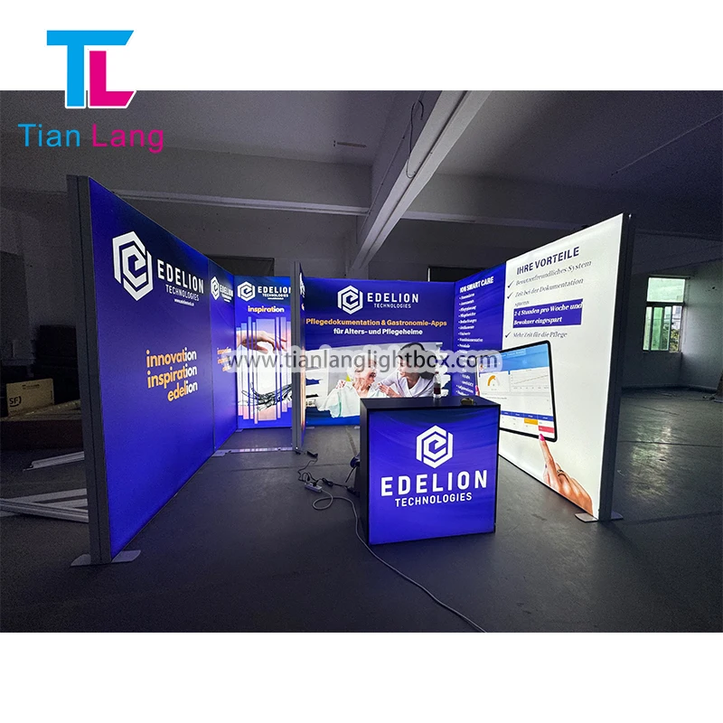 3x3m, 6x6m, 10x20ft Výstavní modulární aluminiová podpora pro LED obrazovku svítící box