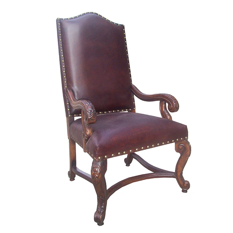 hand shaped leather chair