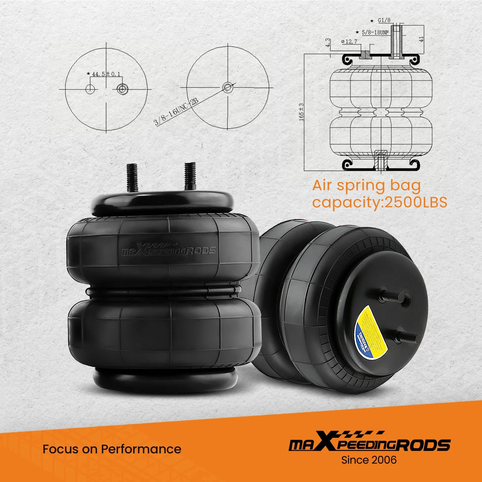 Aazon.co: Air Suspension Bags Kit 5000lbs Copatible With 2019 2020 - View #6