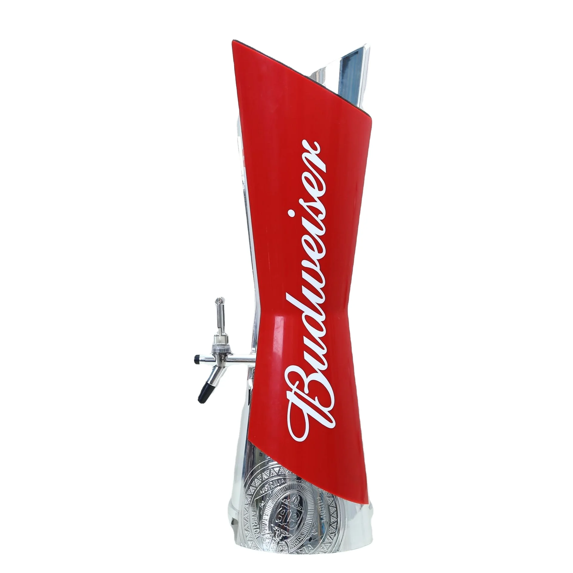 Budweiser Cheap Draft Beer Tower 3L Tabletop Drink Dispenser Tower with Tap  - China Beer Dispenser and Budweiser Beer Tower price