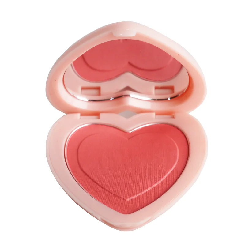 
 8 цветов в форме сердца порошок матовое мерцание частная этикетка румяна палитра Oem водонепроницаемый Румяна сделать свой собственный логотип румяна макияж  