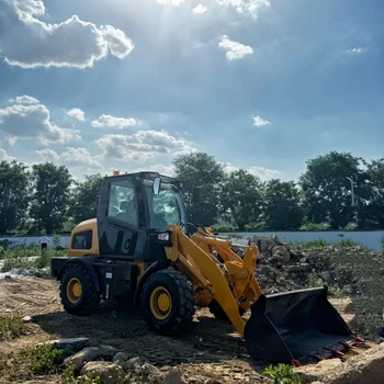 Small wheel loader 1.8t earth work construction machinery front end Loader compact articulated mini wheel loader for sale