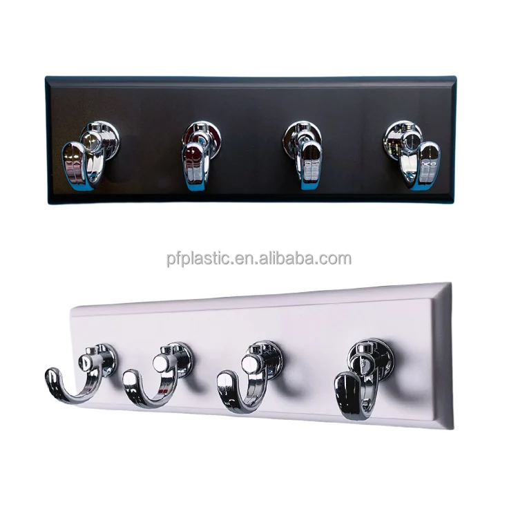 Plastic Wall Mounted Adhesive Hook Key Hook Rack Removable
