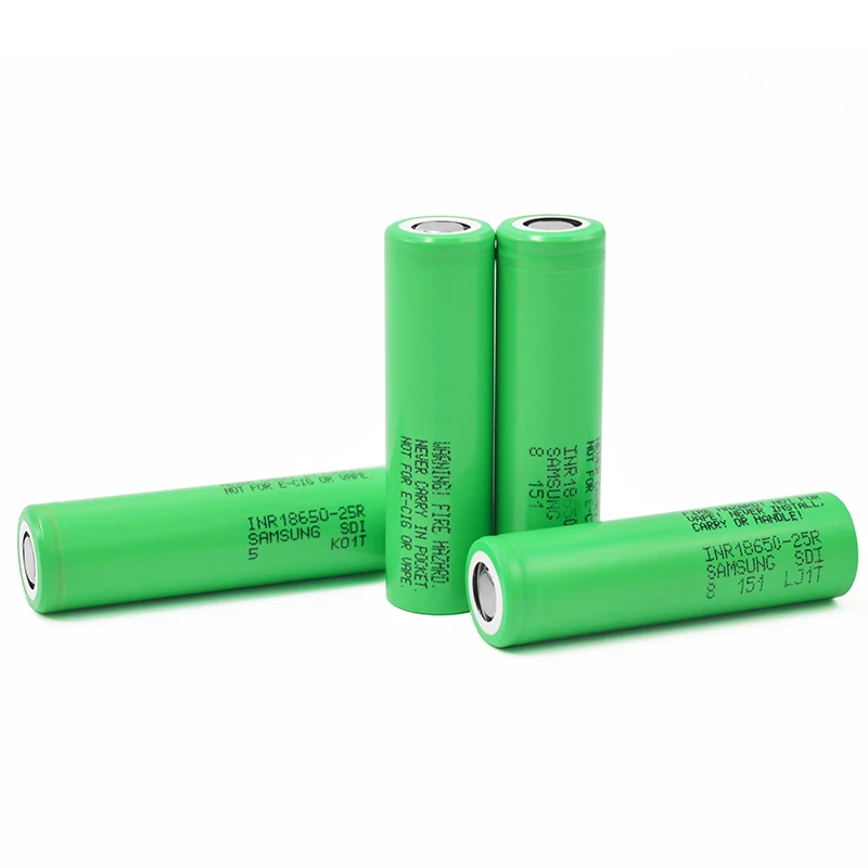 Inr18650-25r 3.7V Lithium Ion Battery 2500mAh for E-Bikes & Electric Tools  - 20A Discharge, Long Cycle Life, Free Samples Available