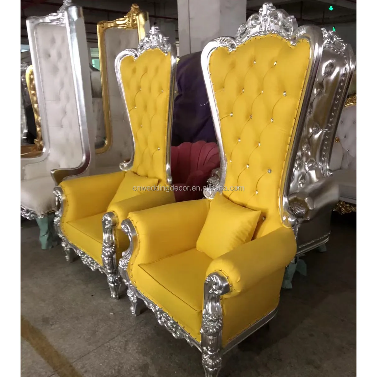 Luxury Classic Maharaja Sofa Wedding Furniture Throne Chair Wedding ...