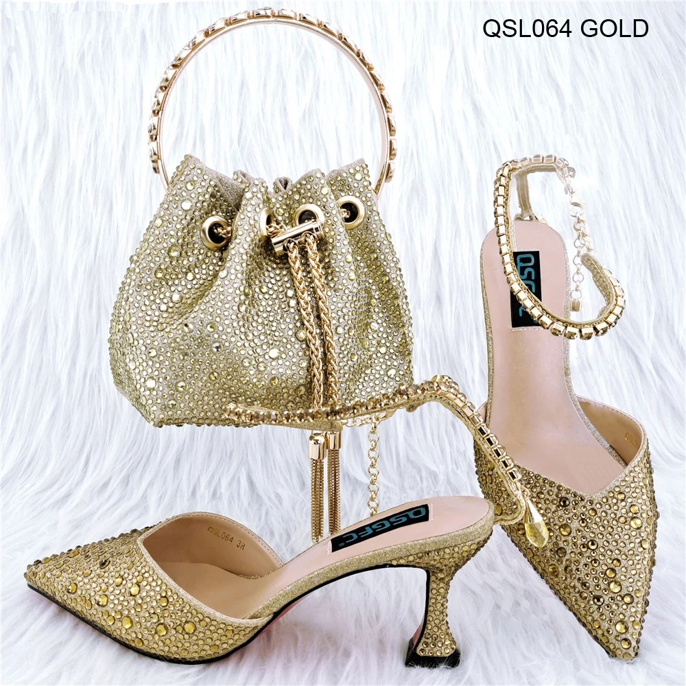 African Matching Shoes and Bag Set for Nigeria Nigeria Bag and