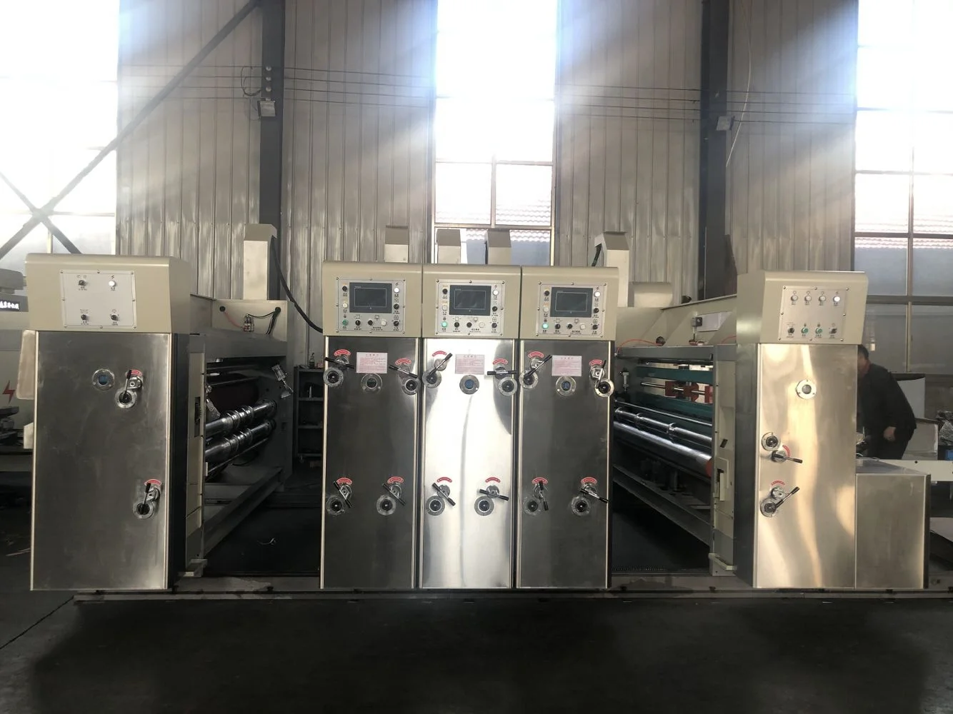 Flexo Printer Machine Flexo Printer Slotter Die Cutting Machine Automatic Flexo Printer Slotting Machine