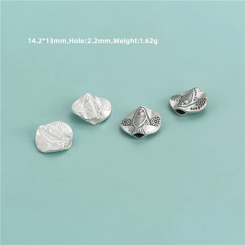 sterling silver loose spacer beads for