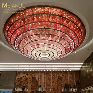 Contemporary Luxury Geometric Triangle Glass Cluster Chandelier for Hotel Lobby Elegant Pendant Lights Branch Chandelier